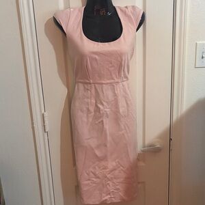 Victoria's Secret Soft Pink Cap Sleeve Midi Dress